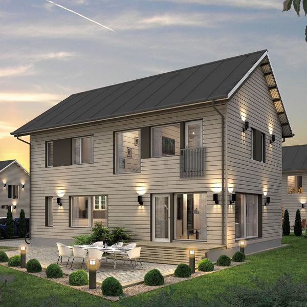 İki Katlı Prefabrik Ev